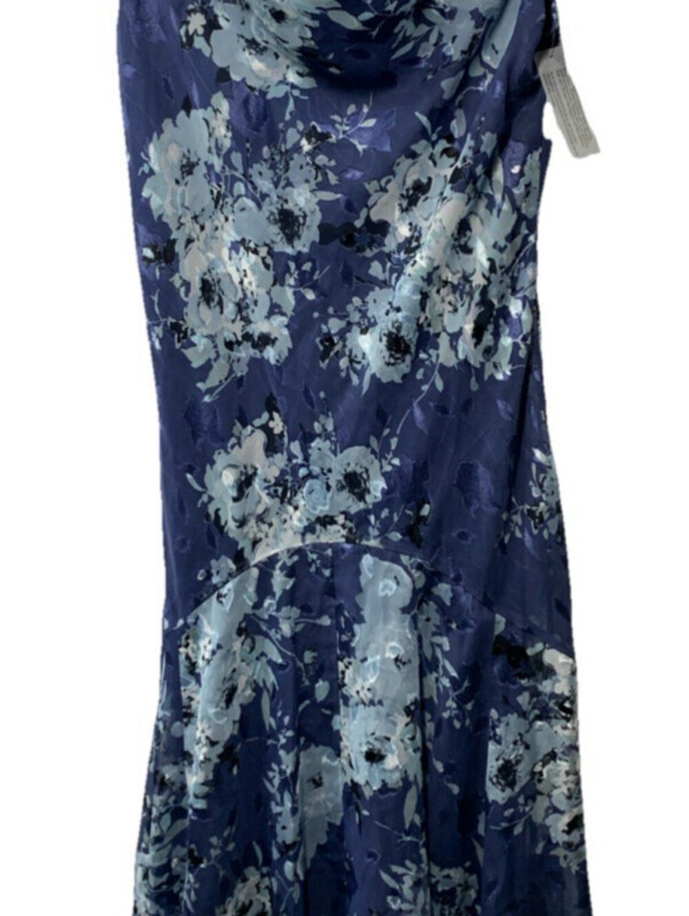 Alex Evenings Formal Sleeveless Cowl Neck Floral Print Gown with Shawl Size 10